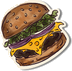 Hand-drawn burger illustration