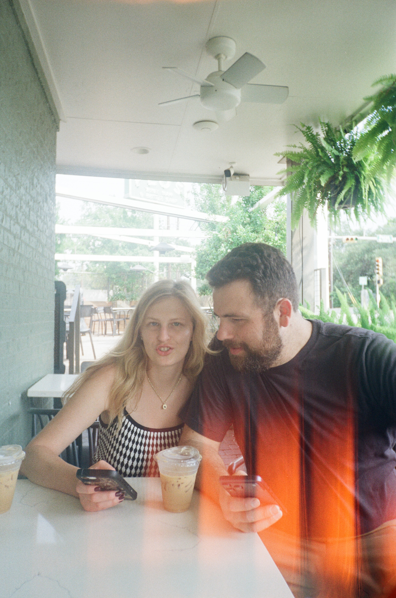 Coffee on the patio
